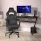 Flash Furniture Black LeatherSoft Gaming Chair with Skater Wheels CH-00288-BK-BK-RLB-GG - alternate 1